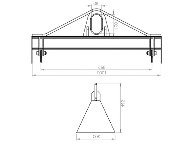 Balancim Movimentação de Carga 2.000kg 1m
